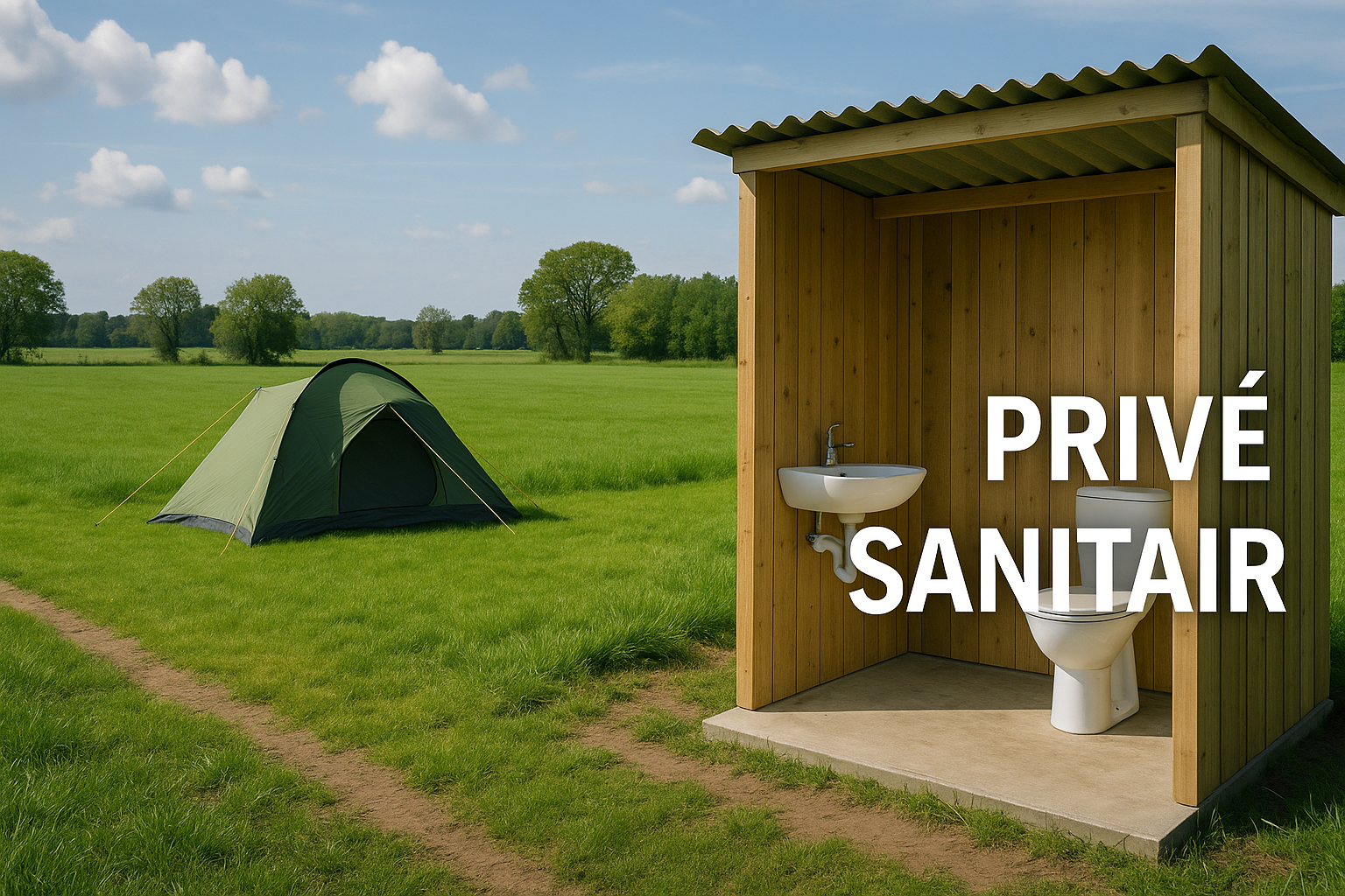 Afbeelding bij blog: Kamperen met Privé Sanitair: Comfort in de Buitenlucht